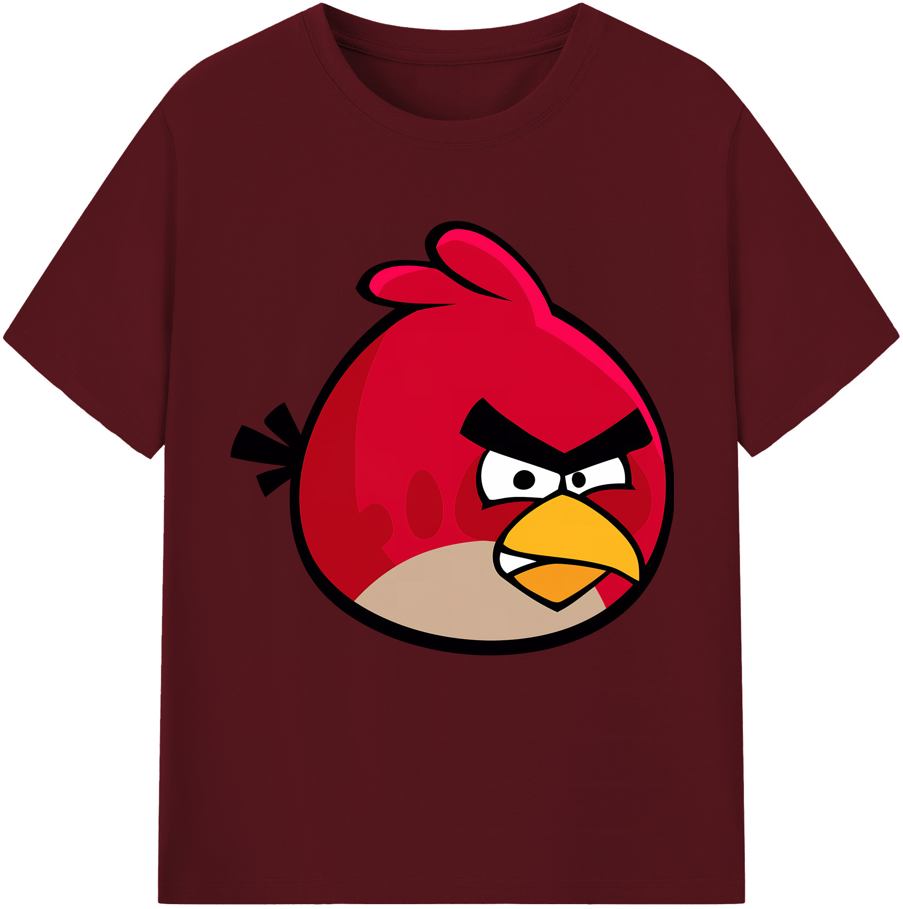（画像用） Angry Birds アングリーバード 綿100％半袖Tシャツ（フロントプリント）